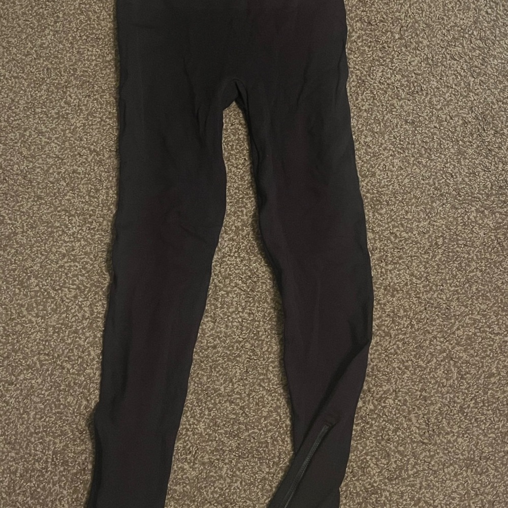 NWT! SPANX Shape Black Leggings w/ Zipper